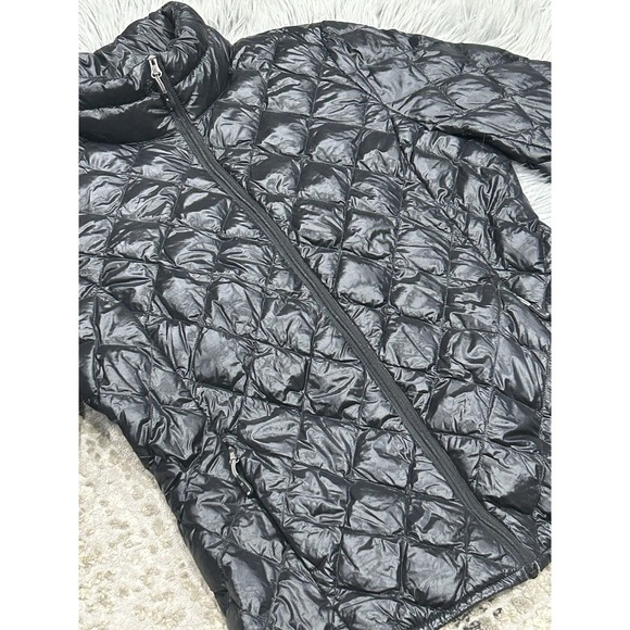 32 Degree HEAT Black Quilted Goose Down Puffer Jacket Light Packable Women's Med - Picture 2 of 6